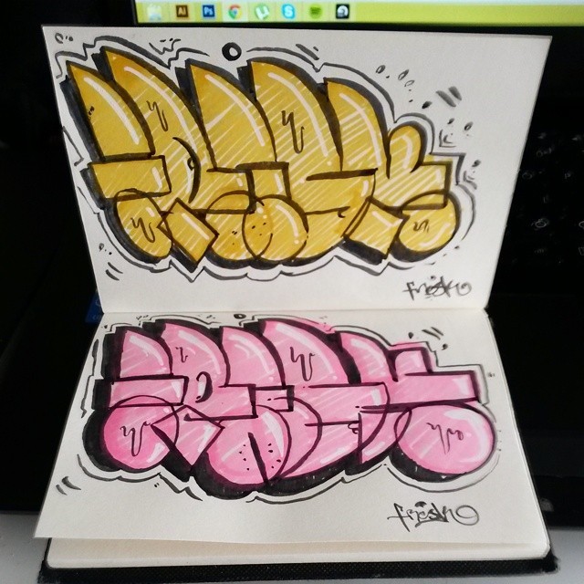 Detail Graffiti Bombing Sketch Nomer 7