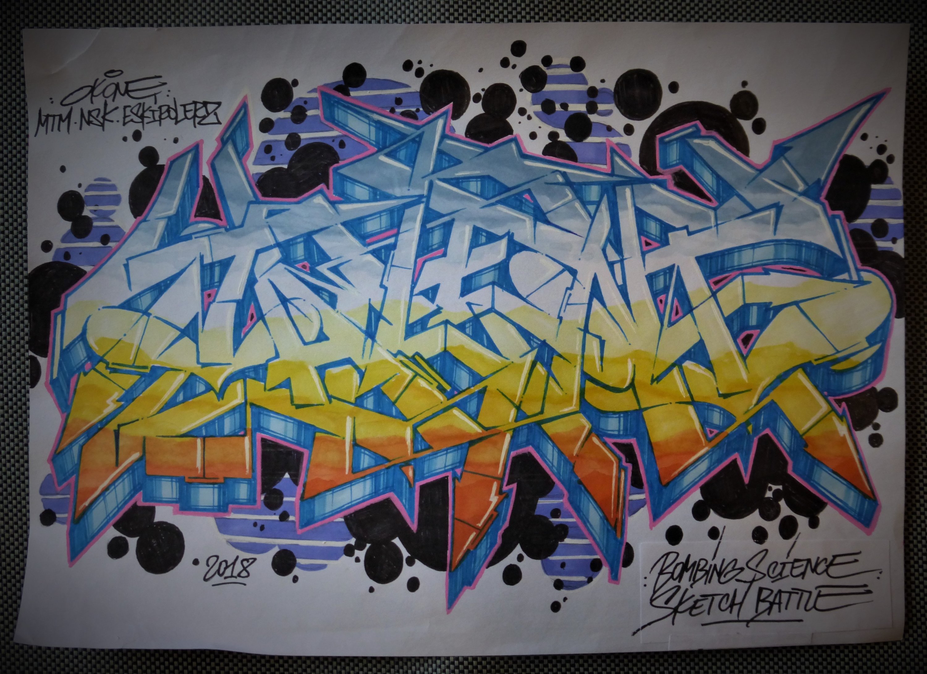 Detail Graffiti Bombing Sketch Nomer 9