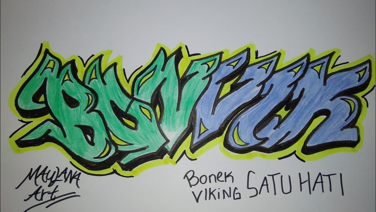 Detail Graffiti Bonex Nomer 7