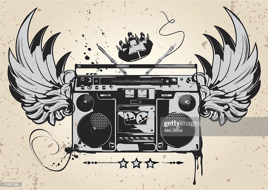 Detail Graffiti Boombox Nomer 23