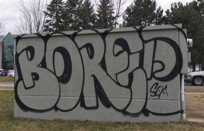 Detail Graffiti Bored Nomer 13