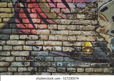 Detail Graffiti Brick Wall Nomer 15