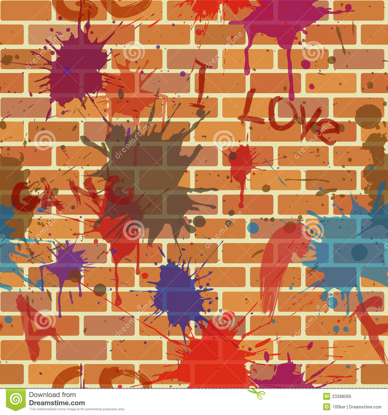 Detail Graffiti Brick Wall Background Drawing Nomer 20