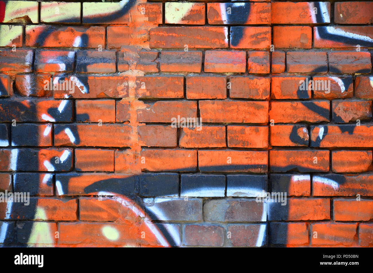 Detail Graffiti Brick Wall Background Drawing Nomer 31