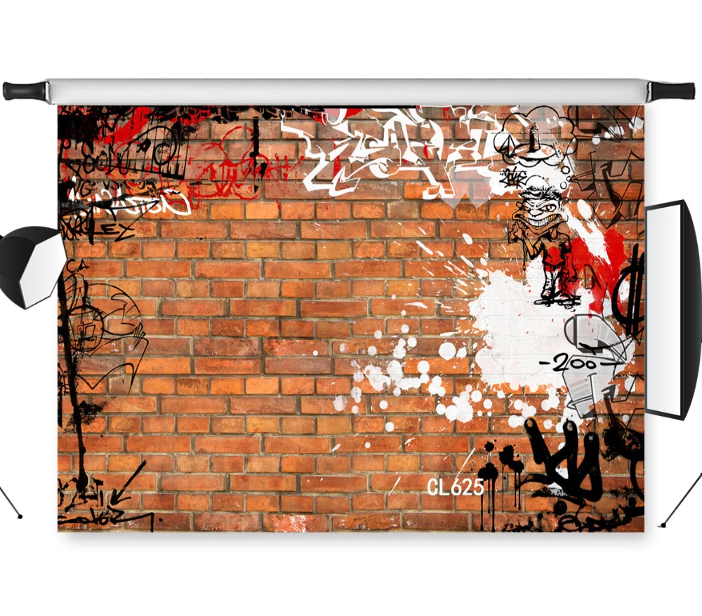 Detail Graffiti Brick Wall Background Drawing Nomer 58