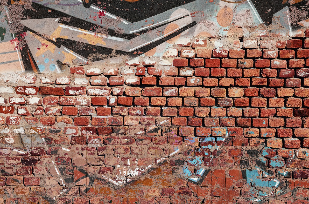 Detail Graffiti Brick Wallpaper Nomer 44