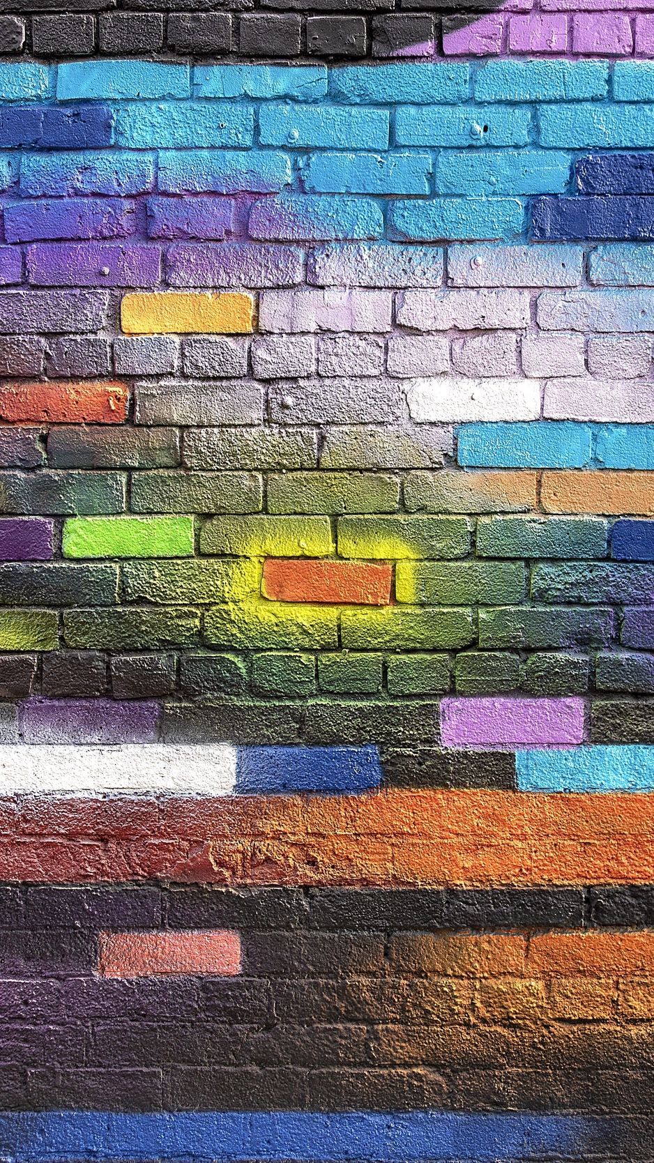Detail Graffiti Brick Wallpaper Nomer 55