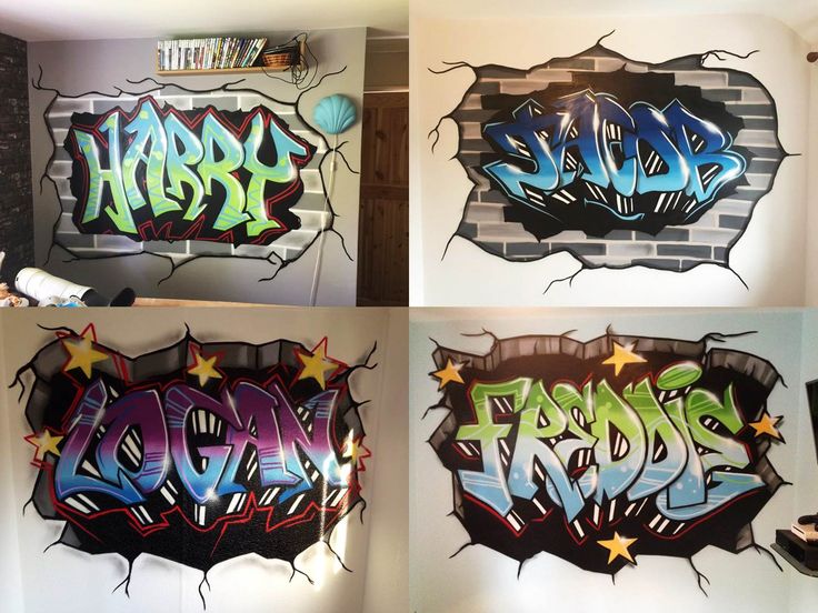 Detail Graffiti Broken Wall Nomer 26