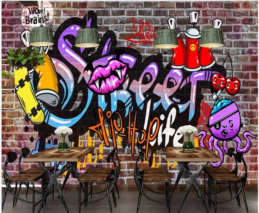 Detail Graffiti Broken Wall Nomer 40