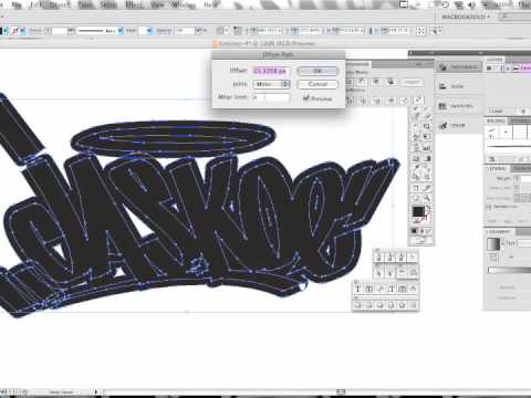 Detail Graffiti Brush Illustrator Nomer 37