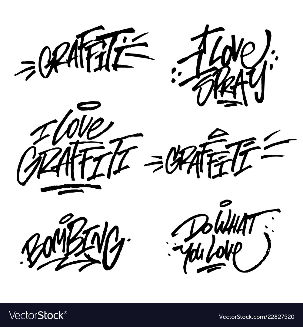 Detail Graffiti Brush Illustrator Nomer 6