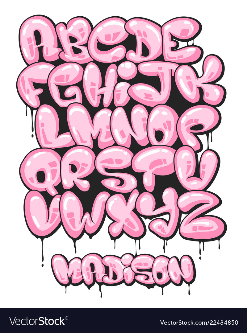 Detail Graffiti Bubble Letters Nomer 16