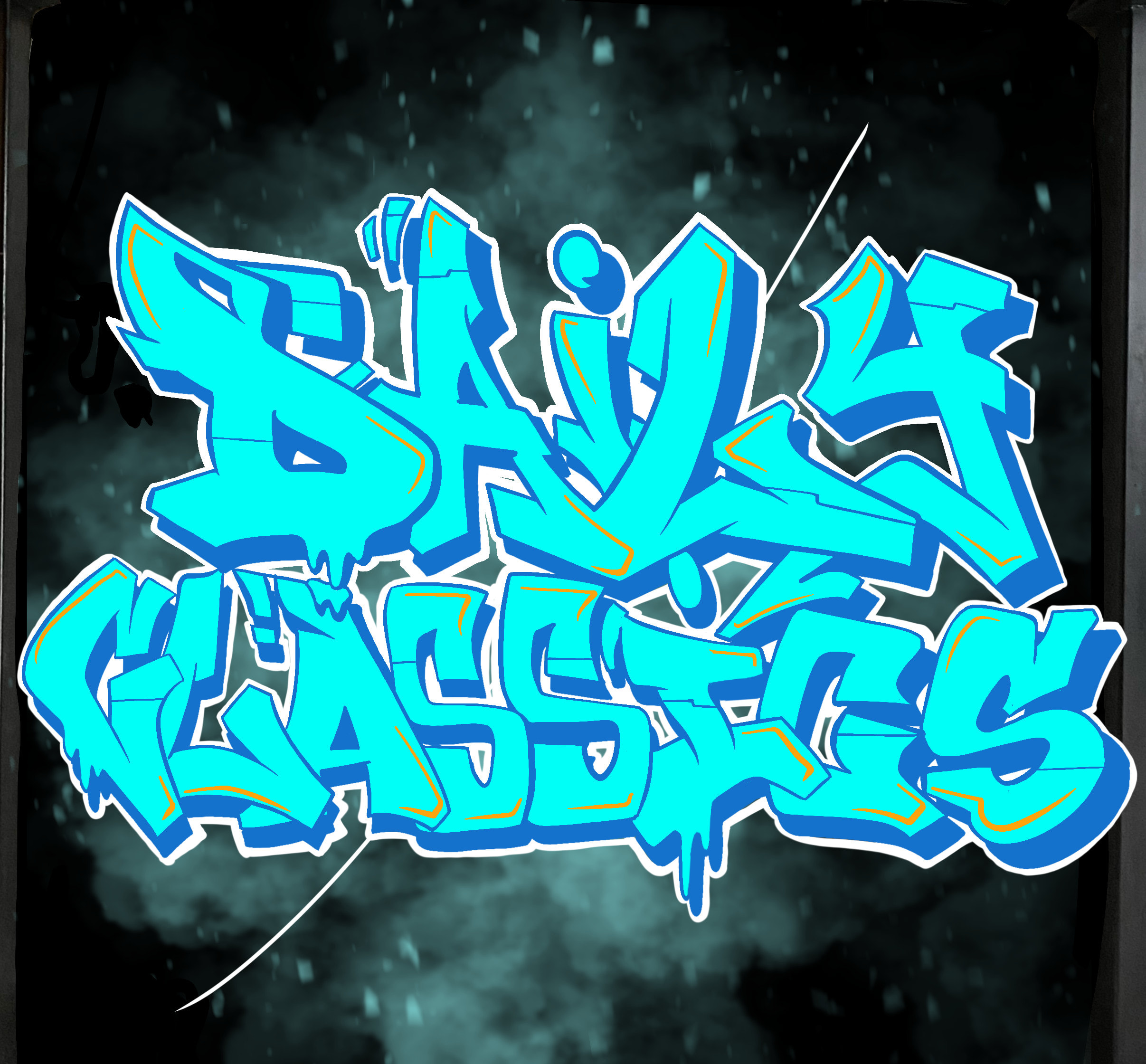 Detail Graffiti Bubble Nama Nomer 25