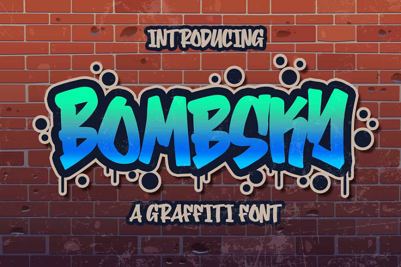 Detail Graffiti Bubble Ttf Nomer 44