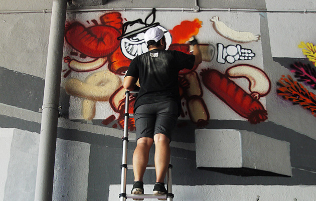 Detail Graffiti Bujangan Urban Nomer 38