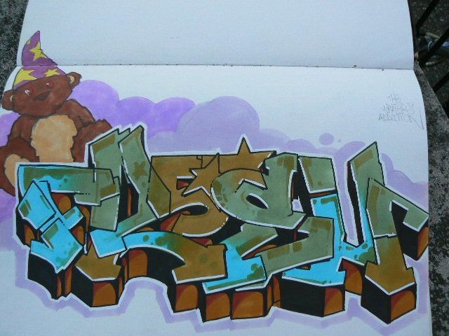 Detail Graffiti Buku Nomer 47