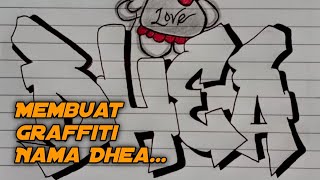 Detail Graffiti Buku Tulis Nomer 33