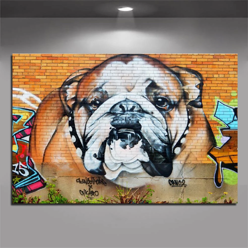 Detail Graffiti Buldog Nomer 11