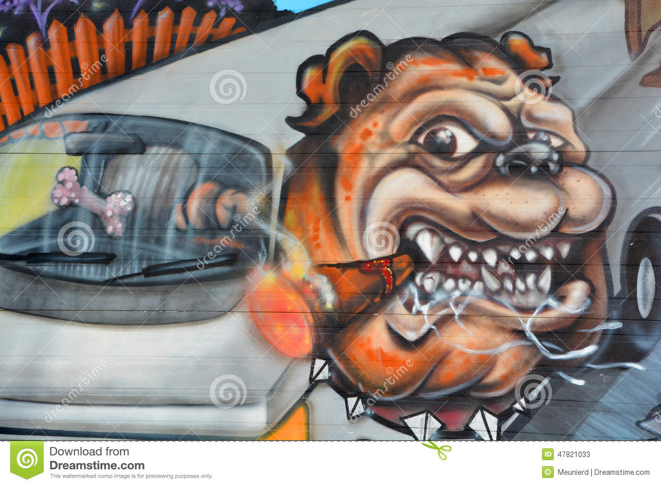 Detail Graffiti Bulldog 30 Nomer 13