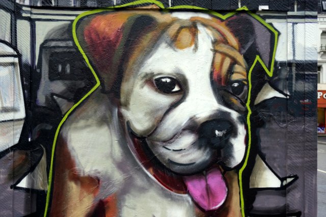 Detail Graffiti Bulldog 30 Nomer 50