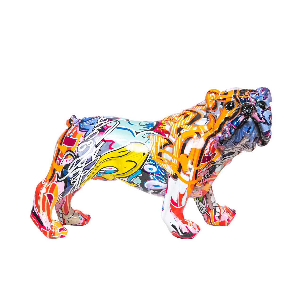 Detail Graffiti Bulldog Figurine Nomer 24