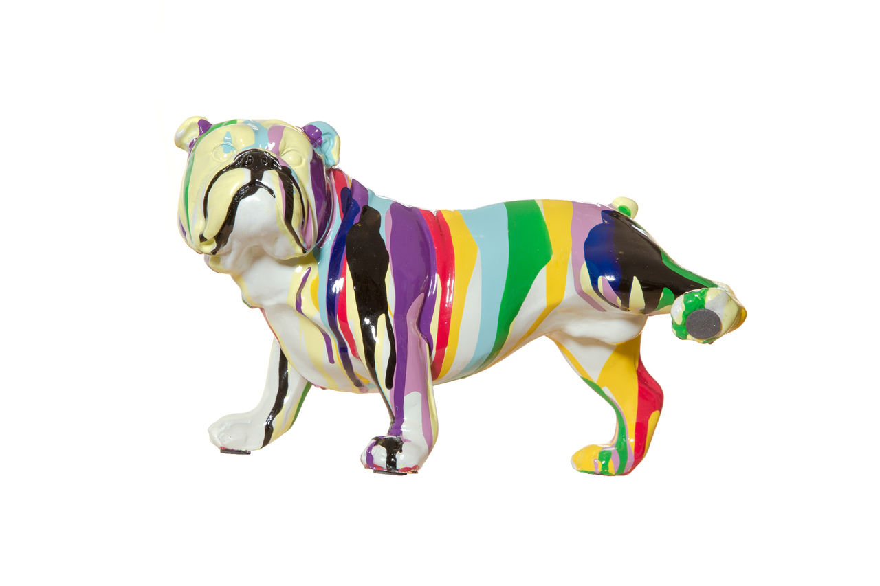 Detail Graffiti Bulldog Figurine Nomer 25