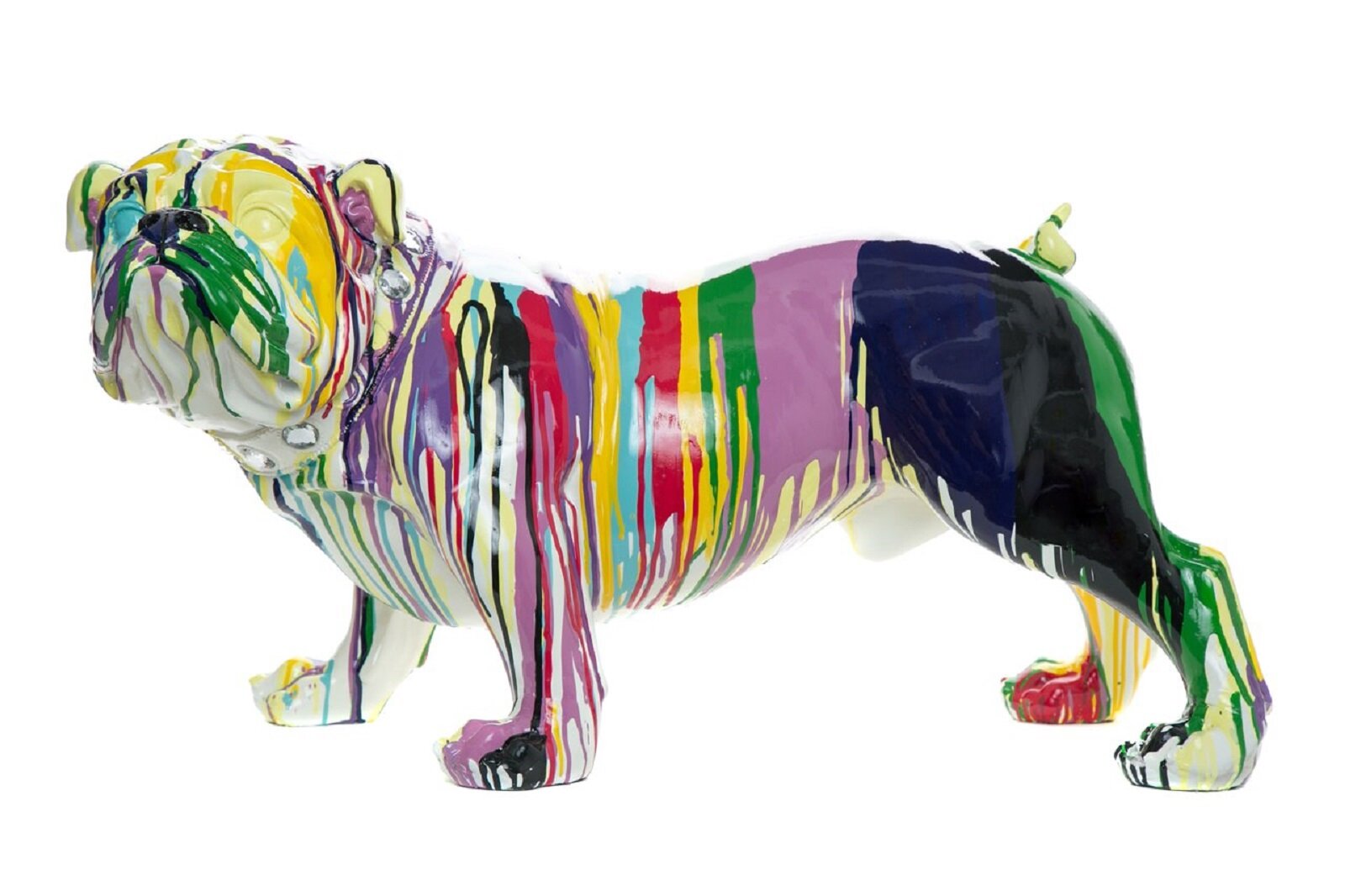 Detail Graffiti Bulldog Figurine Nomer 30