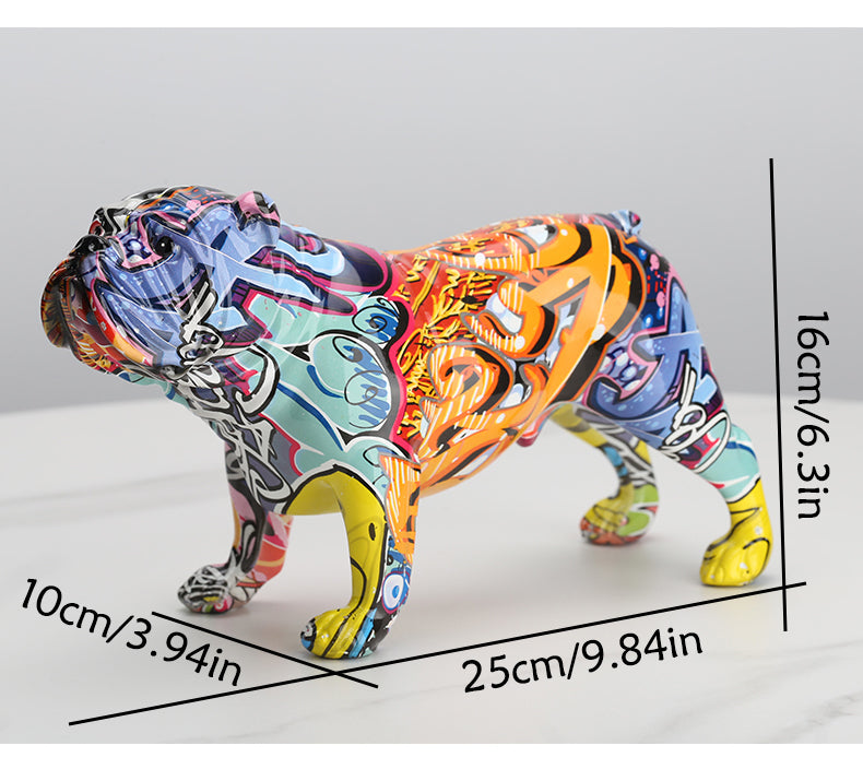 Download Graffiti Bulldog Figurine Nomer 40