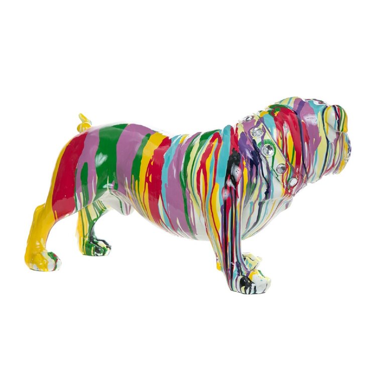 Detail Graffiti Bulldog Figurine Nomer 41