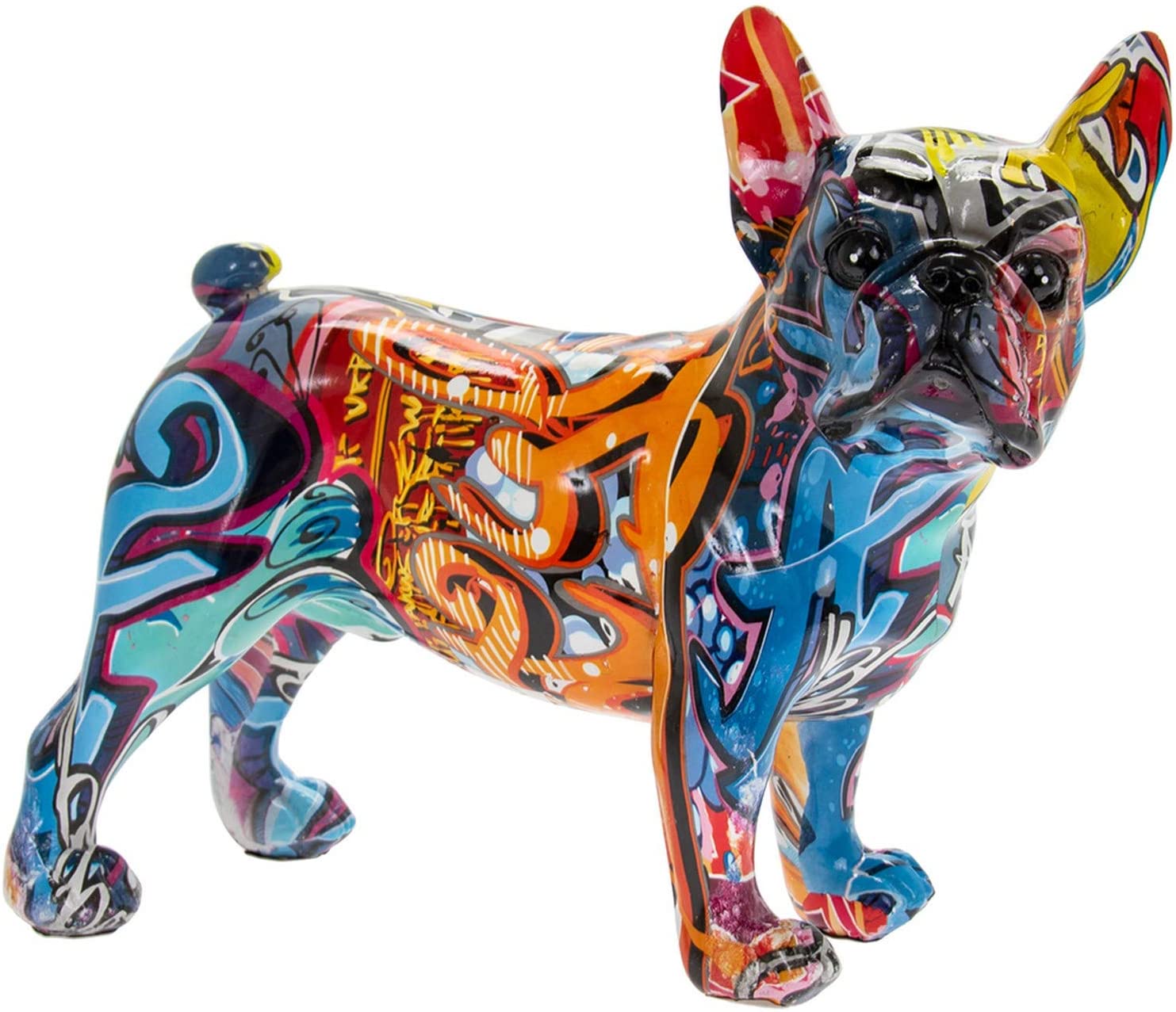 Detail Graffiti Bulldog Figurine Nomer 52