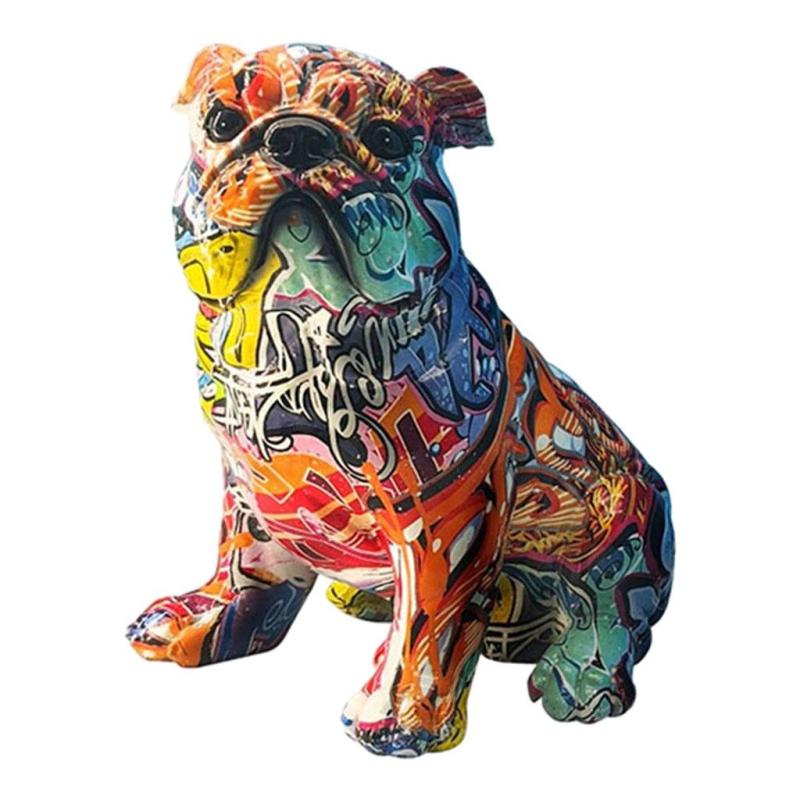 Detail Graffiti Bulldog Figurine Nomer 9