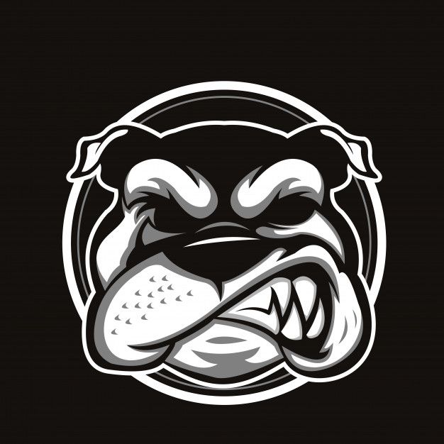 Detail Graffiti Bulldog Hitam Putih Nomer 2