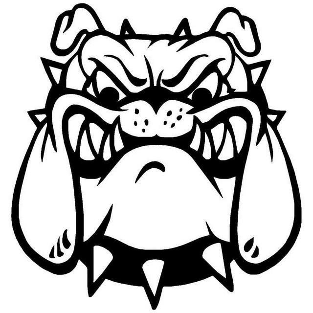 Detail Graffiti Bulldog Hitam Putih Nomer 6