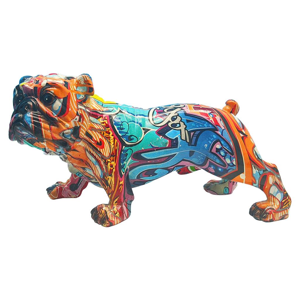 Detail Graffiti Bulldog Statue Nomer 32