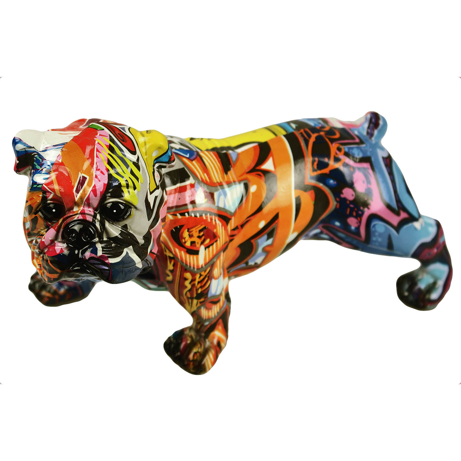 Detail Graffiti Bulldog Statue Nomer 9