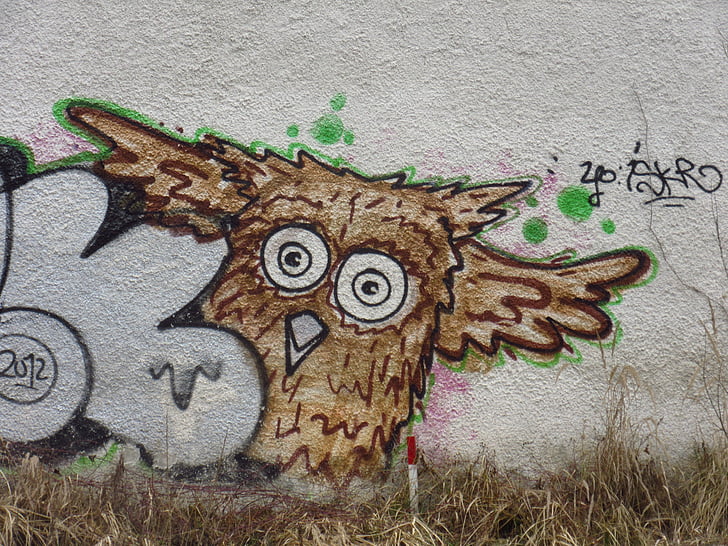 Detail Graffiti Burung Hantu Nomer 34