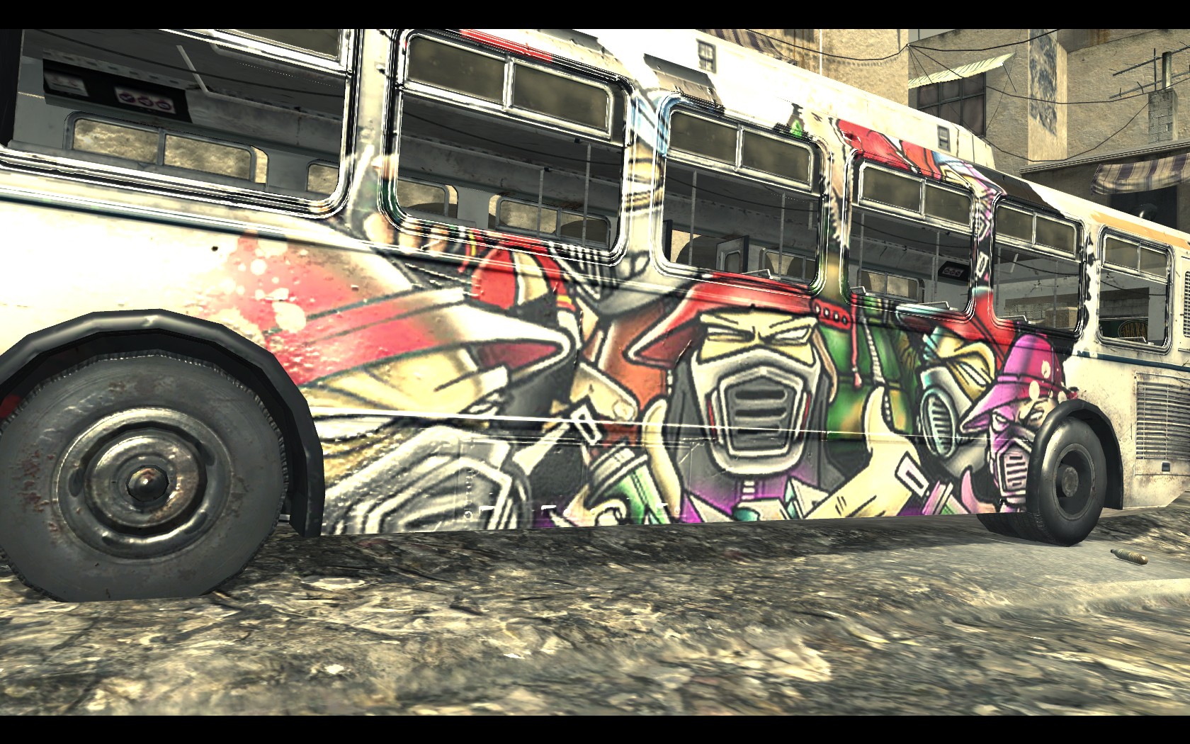 Detail Graffiti Bus Cod4 Nomer 3