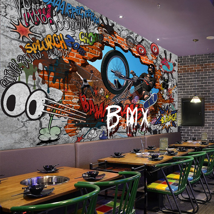 Detail Graffiti Cafe 3d Nomer 23