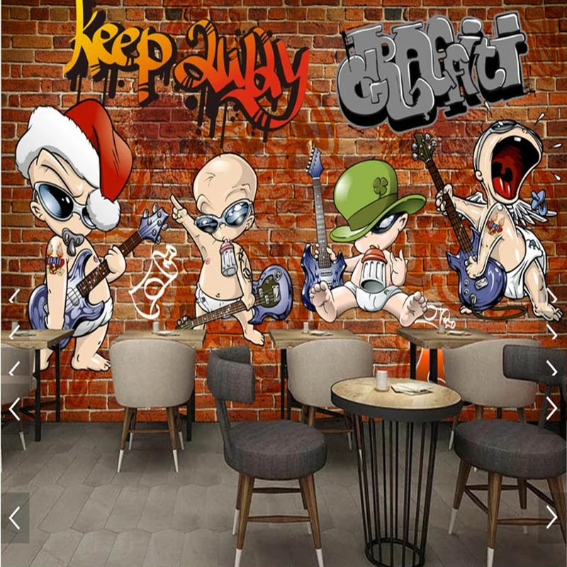 Detail Graffiti Cafe 3d Nomer 36