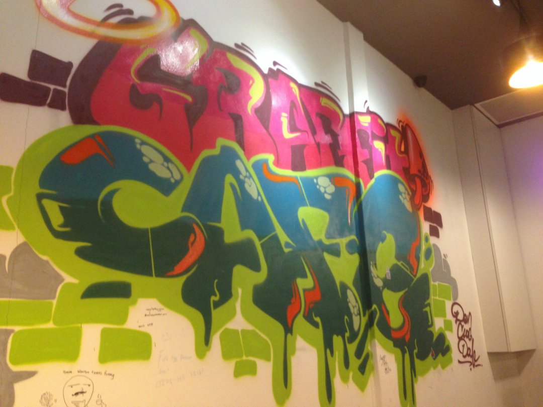 Detail Graffiti Cafe Singapore Nomer 32