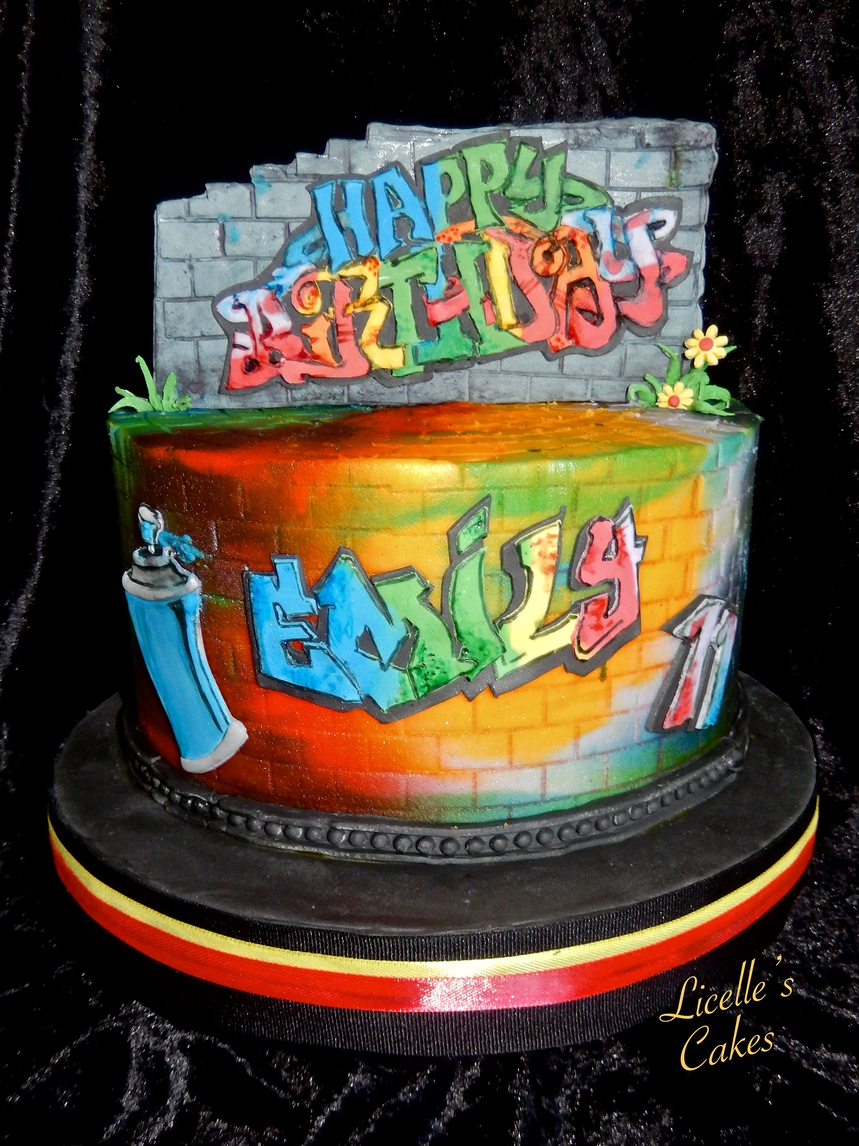 Graffiti Cake Designs - KibrisPDR