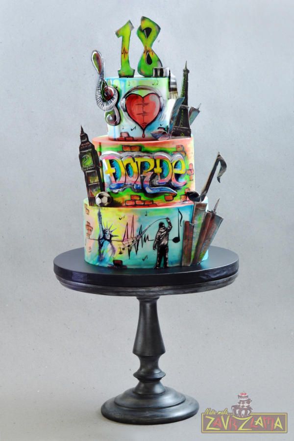 Detail Graffiti Cake Ideas Nomer 15