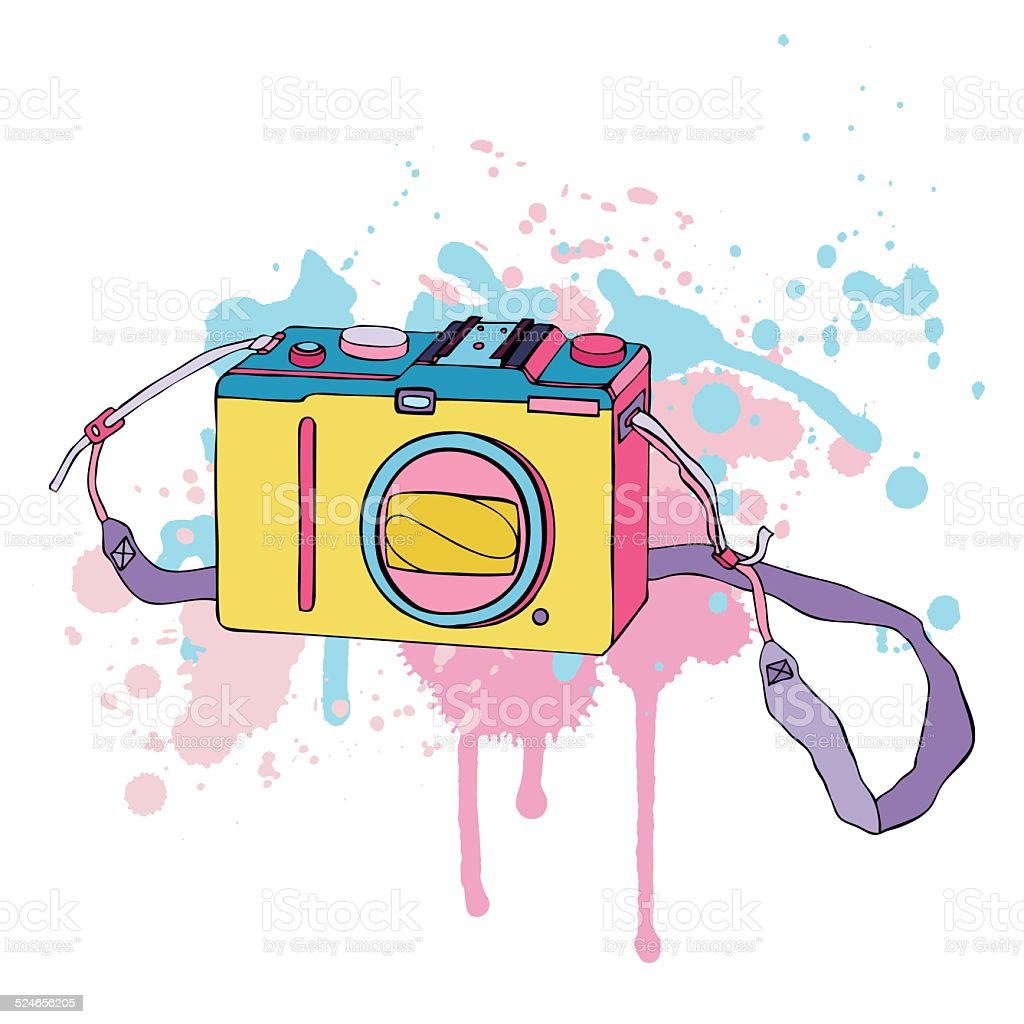 Detail Graffiti Camera Vector Nomer 8