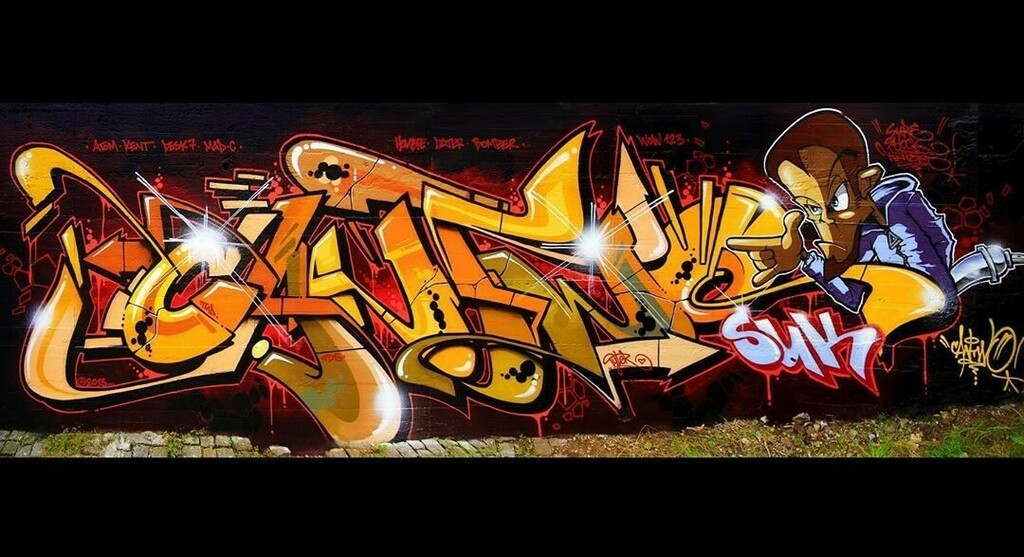 Detail Graffiti Cantwo Nomer 6