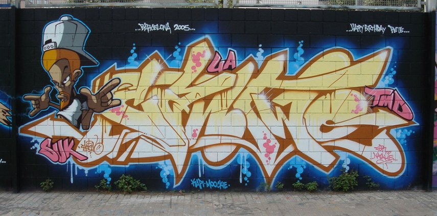 Detail Graffiti Cantwo Nomer 8