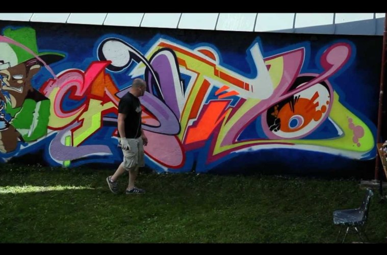 Detail Graffiti Cantwo Nomer 34