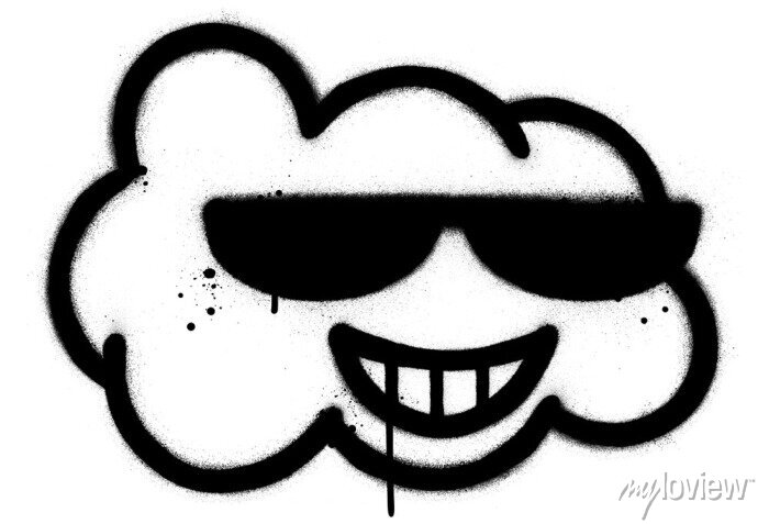 Detail Graffiti Caracter Happy Nomer 22