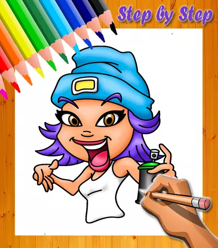Detail Graffiti Caracter Happy Nomer 33