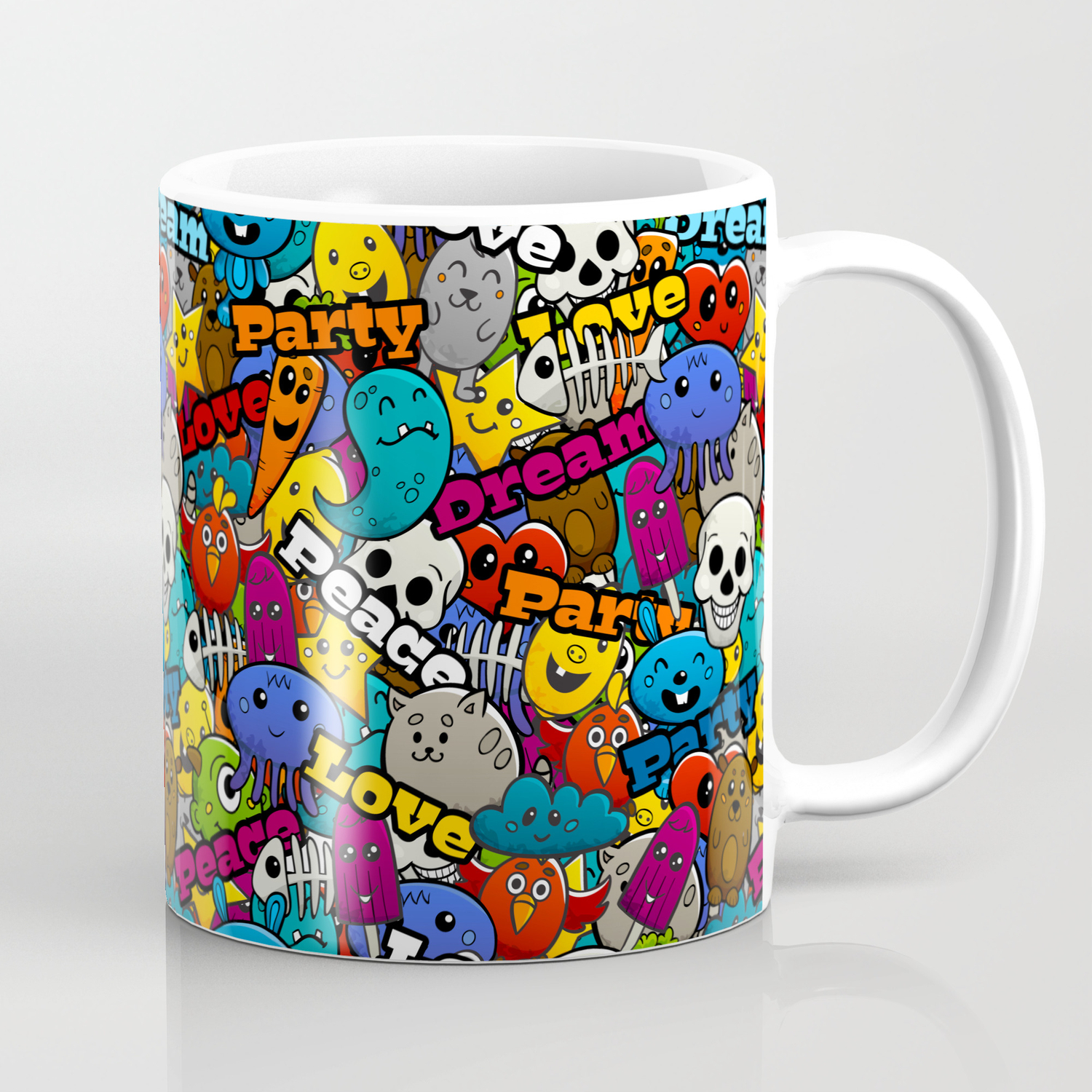 Detail Graffiti Caracter Happy Nomer 53