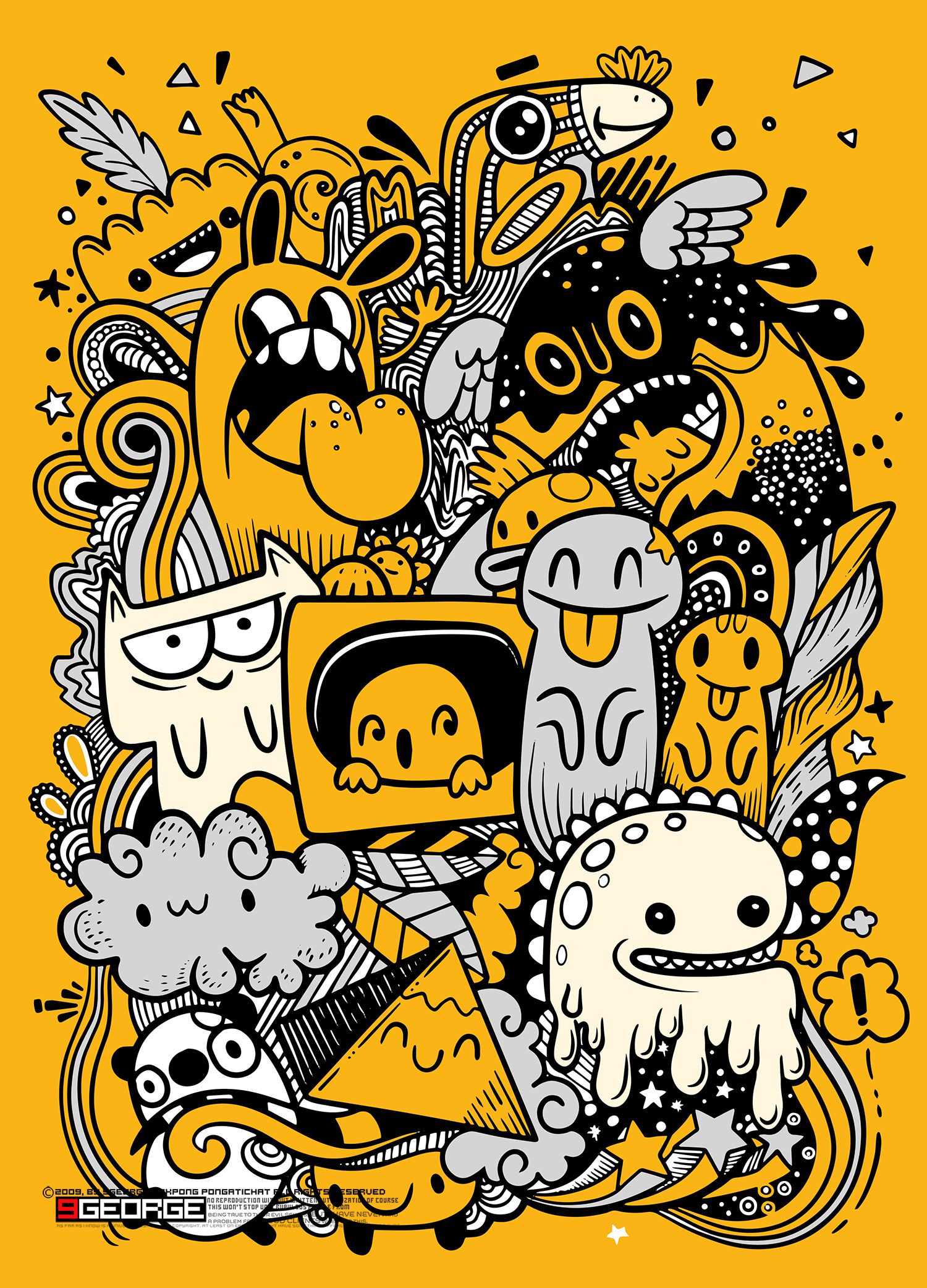 Detail Graffiti Cartoon Characters Wallpaper Nomer 19